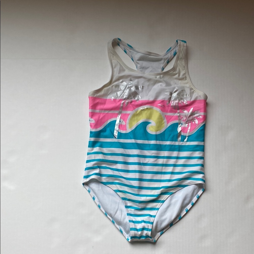 Colorful Striped Swimsuit